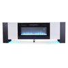 Electric Fireplace With TV Stand 36inch Cabinet Fire Heater Flame Living Room