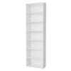 7 Tier Bookcase with Shelving Unit for Storage Bookshelf Living Room Office
