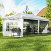 3 x 6m Heavy Duty Gazebo Marquee Party Tent with Storage Bag Grey