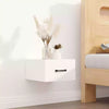 Bedside Cabinets Floating Bedroom Nightstand Drawer Wall Mounted Wood