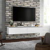 Floating TV Unit Stand Wall Mount Media Console w/ Storage Cupboards Refurbished