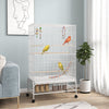 Budgie Cage, Bird Cage w/ Stand, Toys, Accessories, for Canaries, Finches