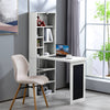 WestWood Computer Desk With Shelves Study Table Office Space Saving Foldable