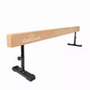 UK 8ft Solid Gymnastics Balance Gym Beam 'WITH ADJUSTABLE HEIGHT LEGS'