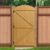 Privacy Wooden Garden Gate Pedestrian Fence Gate Porch Decorative Fence Panel