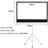 Projector Screen Tripod Hd 16:9 Mobile Projection Meeting Conference Home Cinema