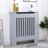 White Radiator Cover Cabinet Small Large Modern MDF Slat Wood Grill Furniture