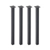 4pcs Breakfast Bar Worktop DIY Support Table Legs Furniture Riser Tube Suopport