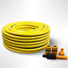 HoseFlo Premium Yellow Reinforced Garden Hose Pipe Range of Sizes 15 - 100 Metre
