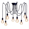 3/5/6 Industrial Metal Cage Spider Lamp Light Fitting Ceiling Chandelier Pendant