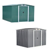 Panana Metal Garden Shed Storage Sheds Heavy Duty Outdoor Organiser4/6/8/10ft