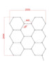 1-14 Hexagon Hex LED Lighting Car Detail Home Garage Workshop Retail Mancave