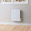 Electric Wall Mounted Oil Filled Radiator Home Space Heater Thermostatic Timer