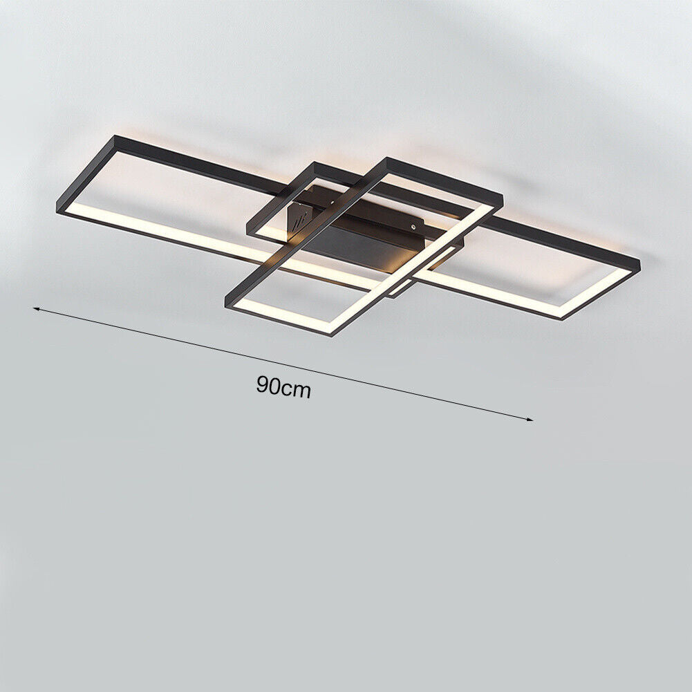 LED Ceiling Light Modern Aluminium Chandelier Lamp Kitchen Bed Living Room