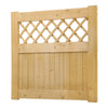 Wooden Garden Gate Pedestrian Privacy Fence Gate Porch Decorative Fence Panel