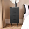 OHS Ribbed Bedside Table Cabinet 3/4/5/6 Draw Nightstand Side Board