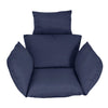 Swing Cushion,Hanging Egg Rattan Hammock Pad,with Pillow