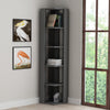 Nati Corner Bookcase – 5-Tier Freestanding Shelf Unit, 161cm High, 11 Colours