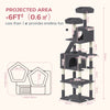 Cat Scratching Post Large Cat Tree Tower Kitten Condo Activity Centre Climbing