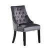 Velvet Pull Door Knocker Studded Dining Kitchen Accent Chairs Luxury Windsor