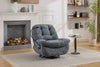 Raha Super Comfy Swivel Accent Recliner Chair | Oversized Single Sofa - Armchair