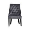 Velvet Dining Chair with Door Knocker Ring Windsor Dressing Room Chair 1/2/4/6