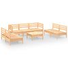 Garden Lounge Set Outdoor Furniture Set Sofa 8 Piece Solid Pinewood