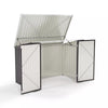 Outdoor Garden Storage Shed Bike Metal Pent Tool Shed House Can Put 2-4 Bicycles