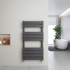 Bathroom Towel Rail Radiator Anthracite Designer Flat Panel Towel Rail Heated