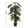 Large Artificial Drip Tree in Pot Faux Fake Houseplants Realistic Outdoor Plant