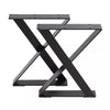 Steel Table Legs Trapezium Frame X Frame Dining Coffee Bench Desk Feet Stand DIY