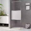 Walk-In Shower Wall Enclosure Bath Screen Flipper ESG Glass Panel Shower Screen
