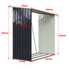 Galvanised Firewood Log Holder Wood Storage Rack Cabin LogStore Bike Garden Shed