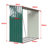 Galvanised Firewood Log Holder Wood Storage Rack Cabin LogStore Bike Garden Shed