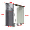 Galvanised Firewood Log Holder Wood Storage Rack Cabin LogStore Bike Garden Shed