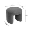 Sofa Ottoman Shoe Bench Velvet Pouf Seat Footrest Foot Stool Round Padded Stools