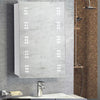 LED Bathroom Mirror Cabinet With Shaver Socket Storage/Anti Fog/Sensor Switch UK