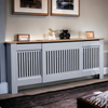 Modern Radiator Cover Small Large Wall Cabinet MDF Slats Wood Grill Furniture