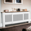 Modern Radiator Cover Small Large Wall Cabinet MDF Slats Wood Grill Furniture