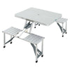 Folding Wooden Beer Table and Bench Set Garden Outdoor Bistro Bench Desk Chairs