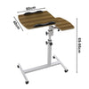 Lazy Mobile Overbed Table Height Adjustable Laptop Stand Sofa Side Tilt Lap Desk