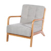 1/2 Seater Wooden Frame Sofa Armchair Button Back Accent Tub Chair Couch Settee