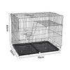 Small Animals Cage Pet Crate Carrier Rat Ferret Chinchilla Tiered MetalWire Cage