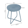 Small Round Side End Table Nightstand Iron Coffee Tea Desk Living Room Furniture
