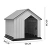 Small- Large Dog House Outdoor Indoor Puppy Shelter Dog Kennel with Air Vents UK