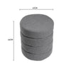 Sofa Ottoman Shoe Bench Velvet Pouf Seat Footrest Foot Stool Round Padded Stools
