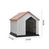 Small- Large Dog House Outdoor Indoor Puppy Shelter Dog Kennel with Air Vents UK