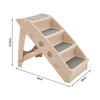 4 Steps Folding Portable Dog Ramp Stair Sofa Bed Climbing Ladder for Pet Dog Cat