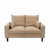 Panana Linen Fabric 2 & 3 Seater Sofa Couch with Wood Legs 3 Colours