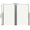 Retractable Side Awning Garden Patio Privacy Divider Wall Screen Sunshade Blind